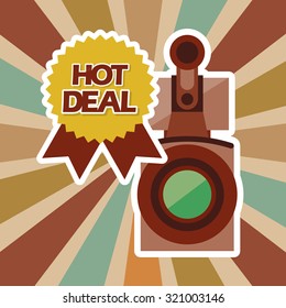hot deal design, vector illustration eps10 graphic 