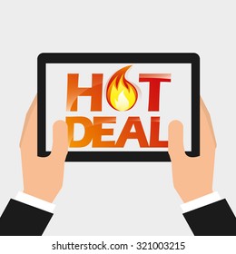 hot deal design, vector illustration eps10 graphic 