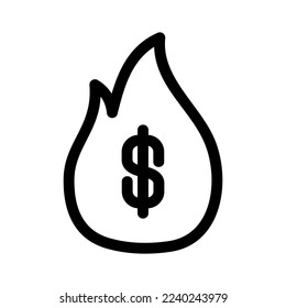 hot deal icon or logo isolated sign symbol vector illustration - high quality black style vector icons
