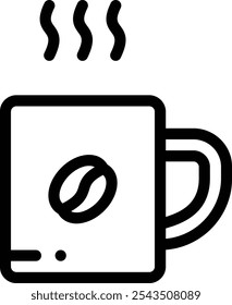 Icono de trato caliente. Diseño De Estilo Lineal Delgado Aislado Sobre Fondo Blanco