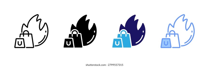 Hot Deal Icons, Multi Style Icon Set