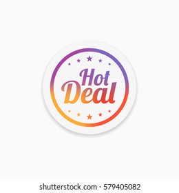 Hot Deal Label