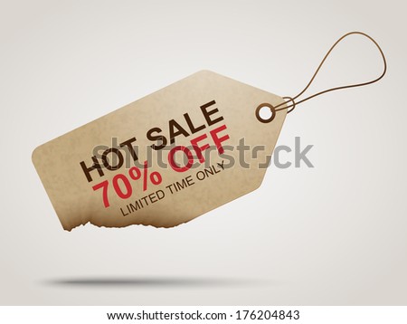Hot deal sales tag