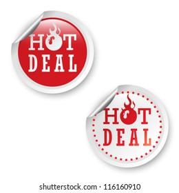 Hot deal stickers