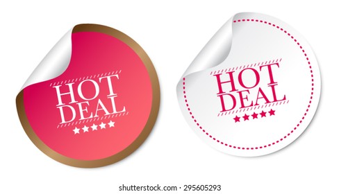 Hot deal stickers