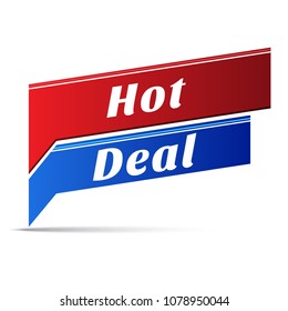 Hot Deal Vector Web Banner Design