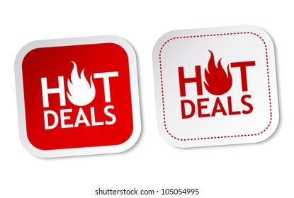 Hot Deals Stickers