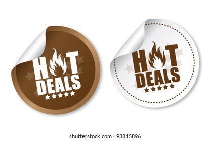 Hot Deals Stickers