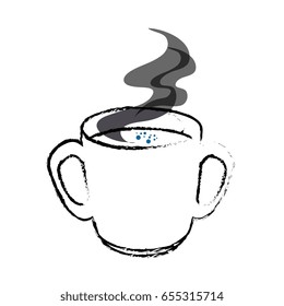 Hot and delicious coffee cup