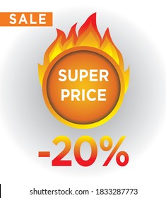 hot discount design for poster