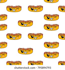 Hot dog background design