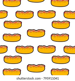 Hot dog background design