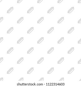 Hot dog background from line icon. Linear vector pattern