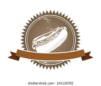 hot dog brown label