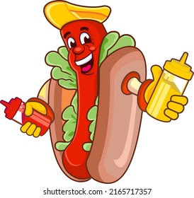 Hot dog buns are a type of soft bun specially shaped to hold hot dogs or other types of sausage. Side loading buns are common in much of the United States