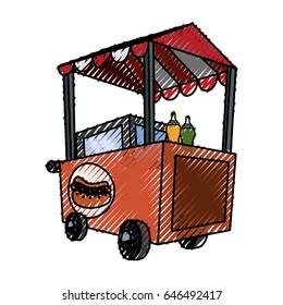 Hot dog cart