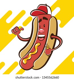 Hot Dog Character Design