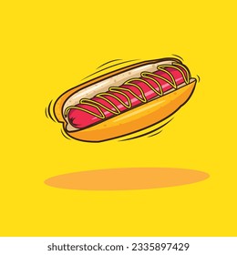 A hot dog (commonly spelled hotdog) is a food consisting of a grilled or steamed sausage served in the slit of a partially sliced bun.