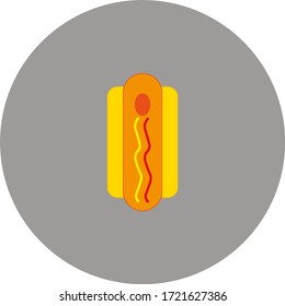 Hot Dog Costume. Illustration For Web And Mobile Design.