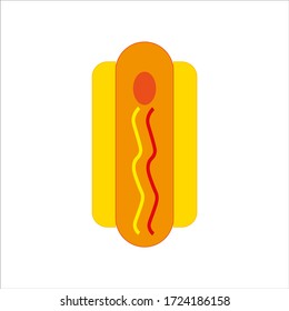 Hot Dog Costume. Illustration For Web And Mobile Design.