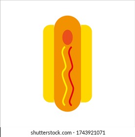 Hot Dog Costume. Illustration For Web And Mobile Design.