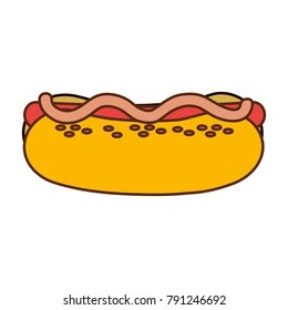 Hot Dog Design Stock Vector (Royalty Free) 791246692 | Shutterstock