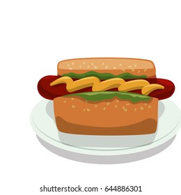 Hot dog fast food