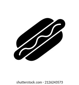 Hot Dog flat style Vector Icon