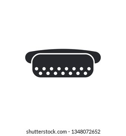 hot dog flat vector icon