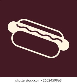 Comida de cachorro quente na moda vetor importante importante ilustração design encantador fundo colorido.eps