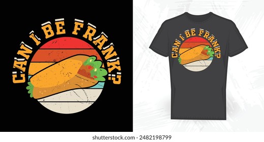 Hot Dog Funny Vintage Hot Dog T-shirt Design