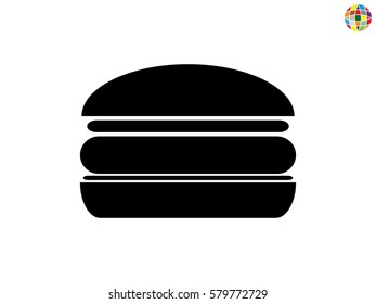 hot dog, hamburger, icon, vector illustration eps10