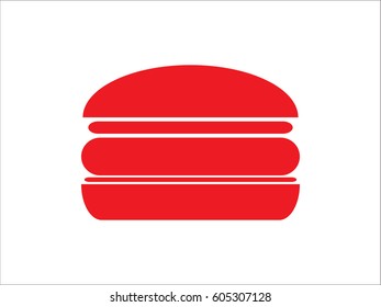 hot dog, hamburger, icon, vector illustration eps10