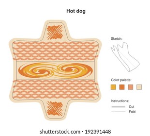 Hot dog holder, easy to use