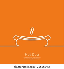 Hot Dog icon. 