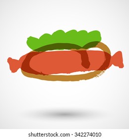Hot dog icon