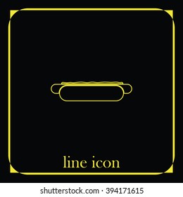 Hot dog icon.