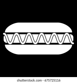 Hot dog icon .