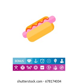 Hot dog icon