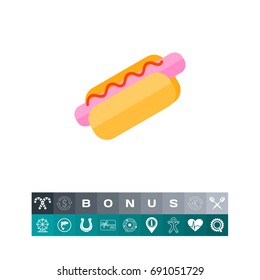 Hot dog icon