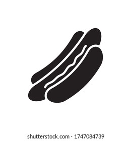 Hot Dog Icon Design Vector Template