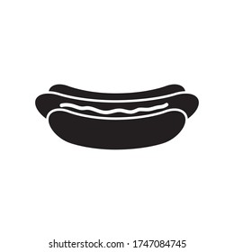 Hot Dog Icon Design Vector Template