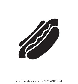 Hot Dog Icon Design Vector Template