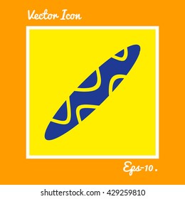 Hot Dog icon. Eps-10.