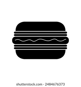 Icono de Hot dog ilustrado en Vector