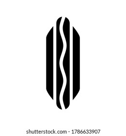hot dog icon or logo isolated sign symbol vector illustration - high quality black style vector icons
