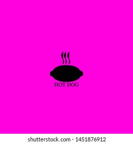hot dog icon sign signifier vector