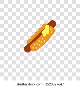 hot dog icon sign and symbol. hot dog color icon for website design and mobile app development. Simple Element from gastronomy set collection for mobile concept and web apps icon.