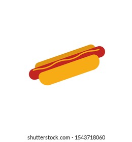 Hot Dog icon. Simple flat element from fastfood collection. Creative hot dog icon for templates, software and apps.