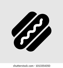 Hot Dog Icon Vector Art Illustration